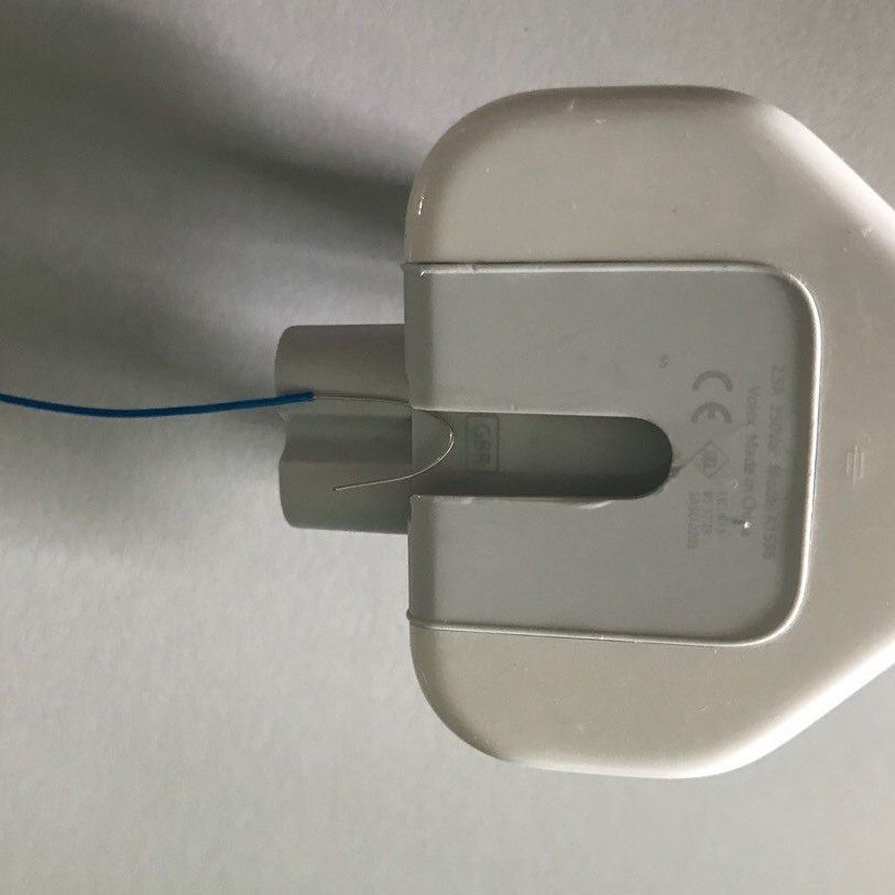 Wire placement in plug